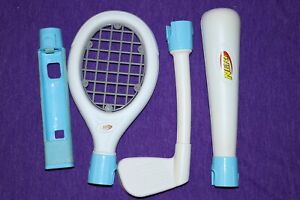  NINTENDO ACCESSORIES FOR WII WII SPORTS BUNDLE ZAPPERS GUNS ROD AND REEL SETS
