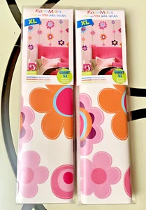 RoomMates Peel and Stick Wall Decals XL Flowers (NEW) Two-Pack - Picture 1 of 5