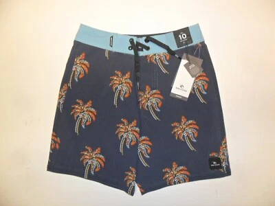 Boardshorts RIP CURL para niño Mirage Palm Daze - Azul marino - Talla 10 - NUEVO CON ETIQUETAS - ÚLTIMO Foto 1 de 2