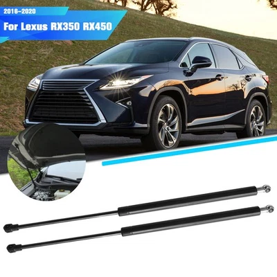 Amortiguadores de gas 2 piezas para Lexus RX350 RX450h 2016-2022 capó delantero soporte de elevación puntales Foto 1 de 4