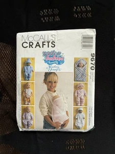 McCall’s Crafts Waterbabies Doll Clothing Sewing Pattern 9670 UNCUT 1998 - Picture 1 of 2