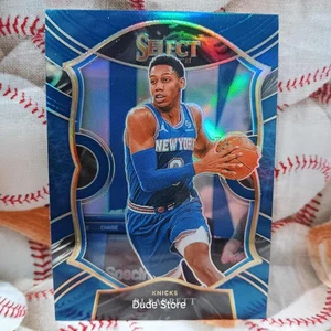 2020-21 Panini Select Blue Prizm Concourse - RJ Barrett #40 - New York Knicks - Picture 1 of 2
