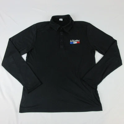 La Madeleine Polo Shirt Adult Medium Black Employee Work Uniform Long Sleeve - Image 1 of 4