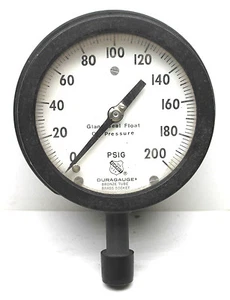 Unused Ashcroft Duragauge Gland Seal Float Oil Pressure 200 PSIG Bronze Tube - Picture 1 of 6
