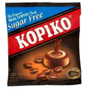 1 Packung x Kopiko Strong and Rich Candy Kaffee ZUCKERFREI Beutel (75 Gramm) - Bild 1 von 1