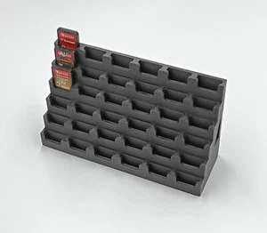 Display Stand Tower Holder for Nintendo Switch 1 & 2 Cartridges - Holds 36 Games - Picture 1 of 4