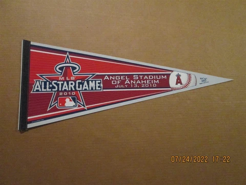 MLB Angel Stadium Of Anaheim Vintage 2010 All Star Game Team Logo Pennant Cover
