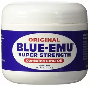 Blue Emu Topical Cream Original Emu Oil Sore Muscle Fast Relief 4oz Pack of 2 - Picture 1 of 9