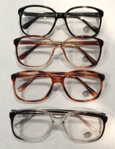 Vintage 4 Pc. Lot ELITE Harvey Assorted Colors 54/18 Eyeglass Frame NOS #S22 - Picture 1 of 7