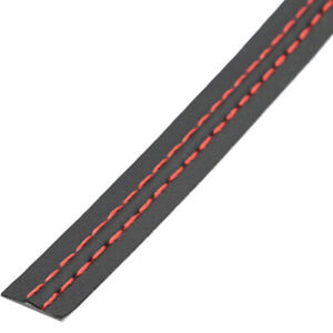 Red Line Car Interior Leather Decoration Edge Gap Door Panel Molding Braid Strip
