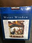 LIGHTED KIRKLAND WATER WINDOW SNOW GLOBE MUSICAL 166869 NEW FREE SHIPPING