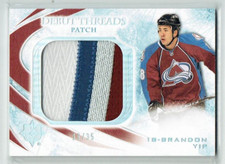 10-11 UD Upper Deck Ultimate Debut Threads  Brandon Yip  /35  Rookie  Patch