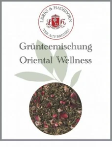 Mezcla de té verde Oriental Wellness - Granada-Dátil-Nota 1 KG - Imagen 1 de 9