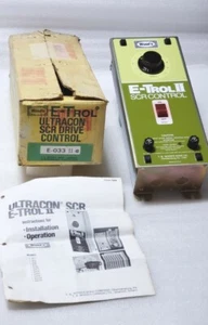 T.B. WOOD’S E-033 E-TROL ULTRACON II SCR DRIVE CONTROL TB WOODS - Picture 1 of 9