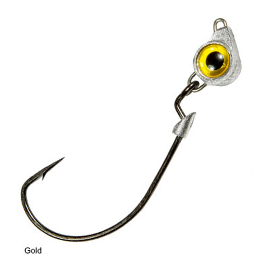 Z-Man Txjh316-04pk3 Texas Eye Gold 3/16 Oz FWSW Jig Fishing Lure 3 PK