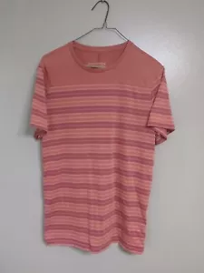 Express Burnout Mens T Shirt Striped Size Small GUC - Picture 1 of 6