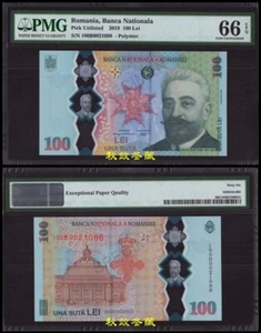 Romania 100 Lei, 2019, Polymer, Commemorative W/ Folder, PMG66 - Picture 1 of 1