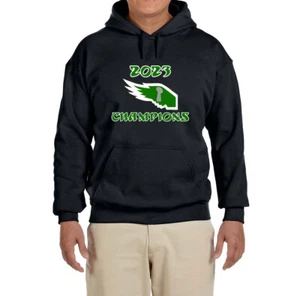 Philadelphia Eagles 2023 Super Bowl Champions Logo Hooded sweatshirt - Picture 1 of 3