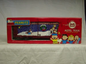 LGB 43916 PEANUTS WE WISH MERRY CHRISTMAS BOXCAR HAPPY NEW YEAR LIMITED RARE - Picture 1 of 4