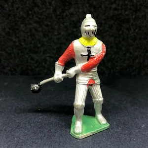 B06 Chevalier Knight HEIMO Marx Toys Petit Soldat Toy Soldier Soldatini - Imagen 1 de 4
