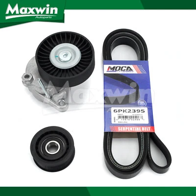 Serpentine Belt Component Kit Fit Mercedes-Benz ML320 E320 C280 SL500 Crossfire - Image 1 of 4