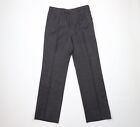 Pantalon vintage années 70 streetwear homme 32x32 laine plissée larges pattes cloche bas rayures