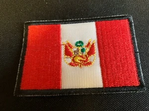 Parche de tela con bandera de Perú - Imagen 1 de 2