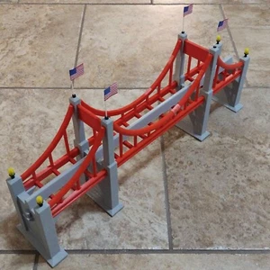 Disney Compatible Red Suspension Bridge 24-1/2" Long for Monorail Playset - Picture 1 of 8