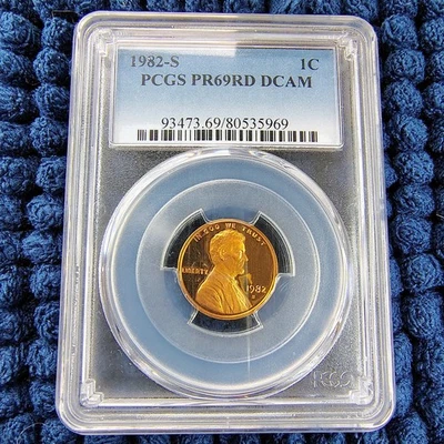 1982 S Proof Lincoln Memorial Cent -PCGS PR 69 DCAM- Copper Cent - San Francisco - Image 1 of 4