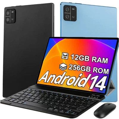 2025 Newest Android 14 Wi-Fi Tablet 10" 12GB+256GB FHD tablets 8000mAh Google - Image 1 of 4