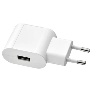 IKEA SMÅHAGEL 5W Ladegerät mit 1 USB-Ausgang, weiß, 5.0W USB-A Stecker  1.0A - Bild 1 von 2