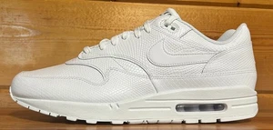 Mens Nike Air Max 1 Premium Triple White City/Causual Shoes Size 14 HV1211-100 - Picture 1 of 6