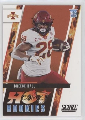 2022 Score Hot Rookies Breece Hall #HR5 RC - Image 1 of 2