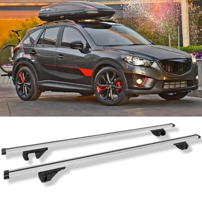2 Pcs Car Roof Rack Cross Bar Luggage Cargo Carrier For Mazda CX-5 2013-2016 Foto 1 de 4