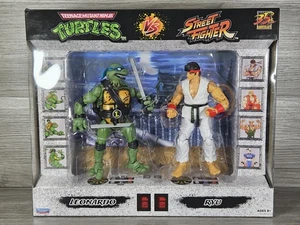 Teenage Mutant Ninja Turtles vs Streetfighter Set Leonardo Vs Ryu 6" Figures - Picture 1 of 2