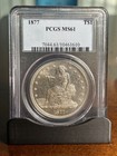 1877 T$1 TRADE DOLLAR PCGS MS61 1877 T$1 TRADE DOLLAR PCGS MS61