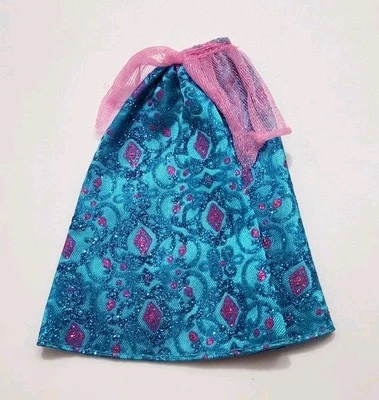 SAIA BARBIE MINI ILHA DO REINO PRINCESA ROSELLA 6" ROUPAS DE BONECA ROSA AZUL - Imagem 1 de 2