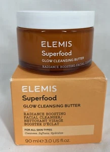 ELEMIS Superfood GLOW CLEANSING BUTTER FACIAL CLEANSER 3 FL OZ. NIB - Picture 1 of 6