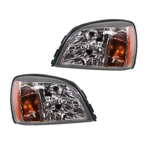 For 2000-2002 Cadillac Deville Pair Headlights Driver&Passenger Side w/ Bulbs - Picture 1 of 6