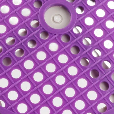 (Lila)Runder Rollender Niedriger Hocker Bequemer Universal-Roller Beweglicher E - Bild 1 von 4