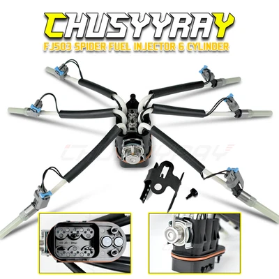 FJ503 Fuel Spider Injector Assembly Fit For 1996-2004 GMC Sonoma V6 4.3L - Image 1 of 4