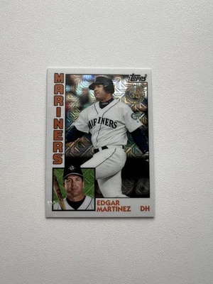 2019 Topps Update Silver Pack 1984 Topps Baseball Chrome Edgar Martinez #T84U-37 - Image 1 of 2