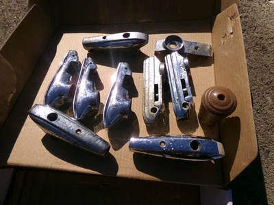 Manijas cromadas Guide S-16 y S-18 GM Chevrolet años 40 años 50 Foto 1 de 4