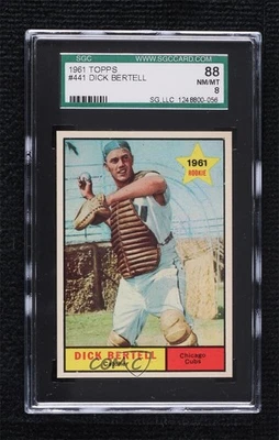 1961 Topps Dick Bertell #441 SGC 88 Rookie RC - Image 1 of 2