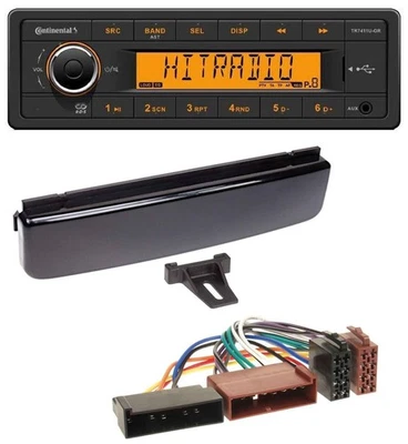 Continental 1DIN USB AUX MP3 Autoradio für Ford Cougar Fiesta Focus Mondeo Puma - Bild 1 von 4