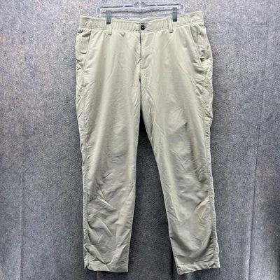 Under Armour Pants Mens 40x32 Khaki Golf Stretch Performance Lightweight Casual - Image 1 of 4