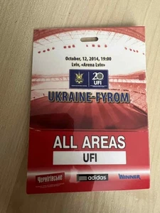 Billete PASS original Ucrania - Macedonia 2014 desde Lviv #6 - Imagen 1 de 1