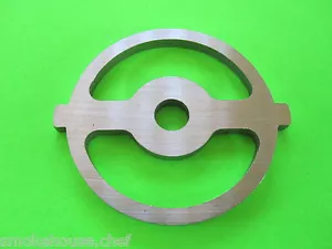 2-hole kidney sausage stuffing plate for Kitchenaid FGA Mixer Food Meat grinder - Picture 1 of 2