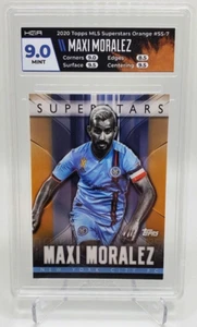 Maxi Moralez SS-7 NYCFC - 2020 Topps MLS Superstars Orange - Mint 9.0 HGA (QFR) - Picture 1 of 2