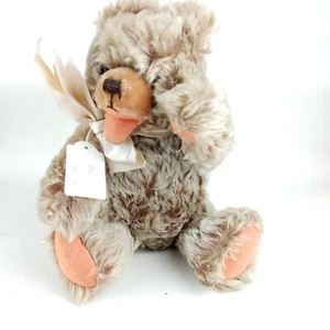 Oso de peluche Hermann vintage, Hermann Zotty, oso alemán, años 50, 11,8" / 30 cm - Imagen 1 de 7